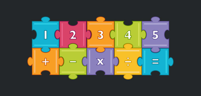 colourful jigsaw numbers free printable