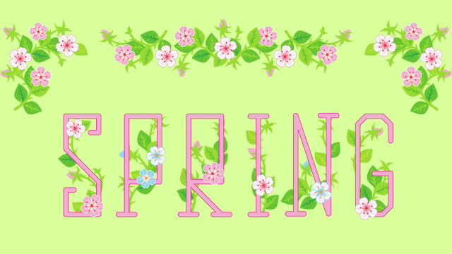 spring flowers alphabet